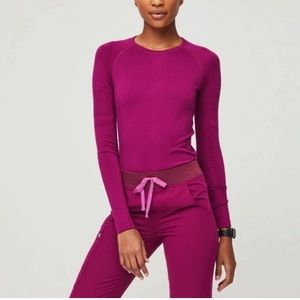 Figs Salta underscrub top Dark Magenta